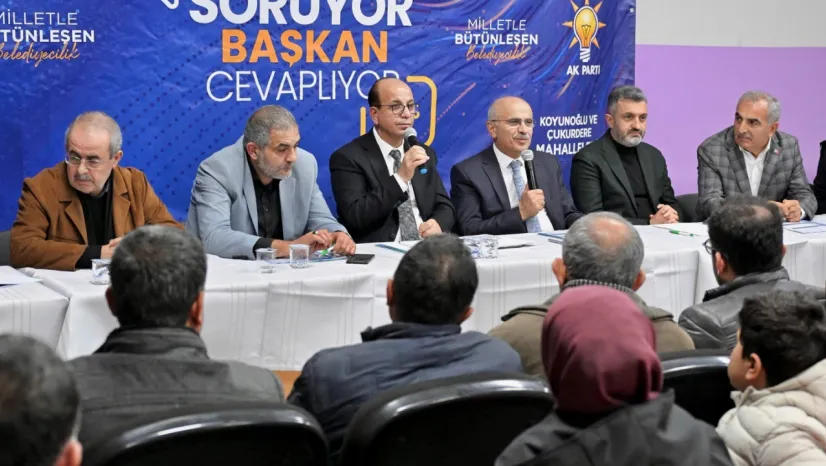 Başkanlar Mahalle Halkıyla Buluştu: Taziye Evi ve Semt Konağı Talebi Öne Çıktı