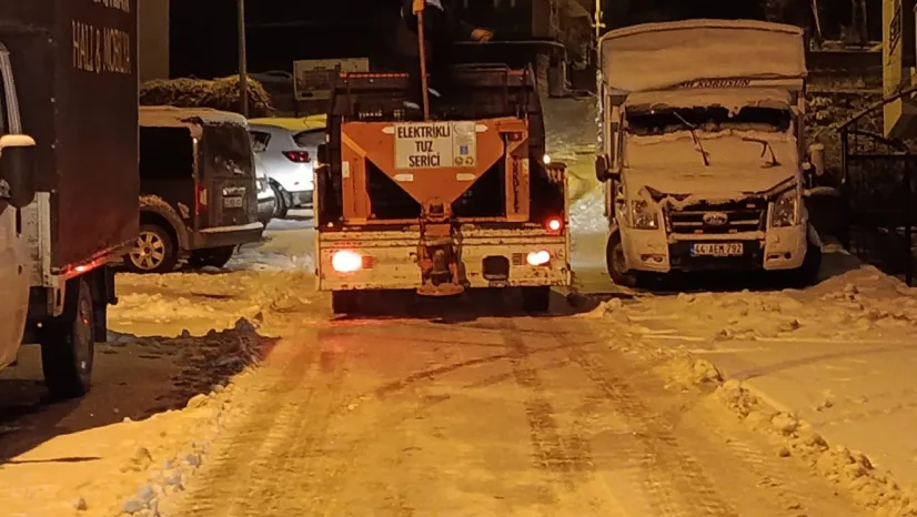 Battalgazi Belediyesi Kar Mesaisinde