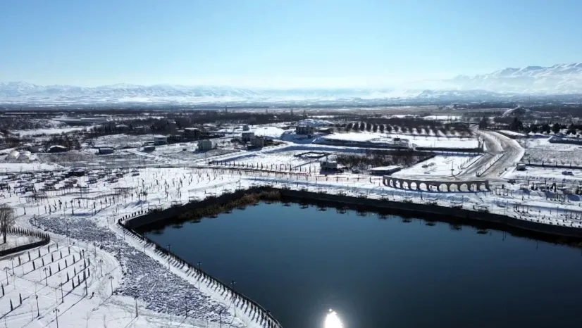 Battalgazi'de Kar Büyüsü: Tarihi İlçe Beyaza Büründü