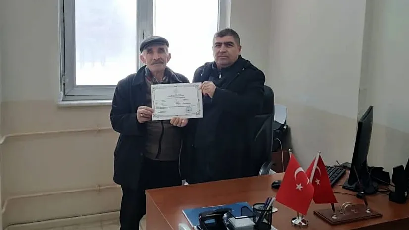 Doğanşehir'de Azmin Zaferi: 82 Yaşında Okur Yazar Oldu