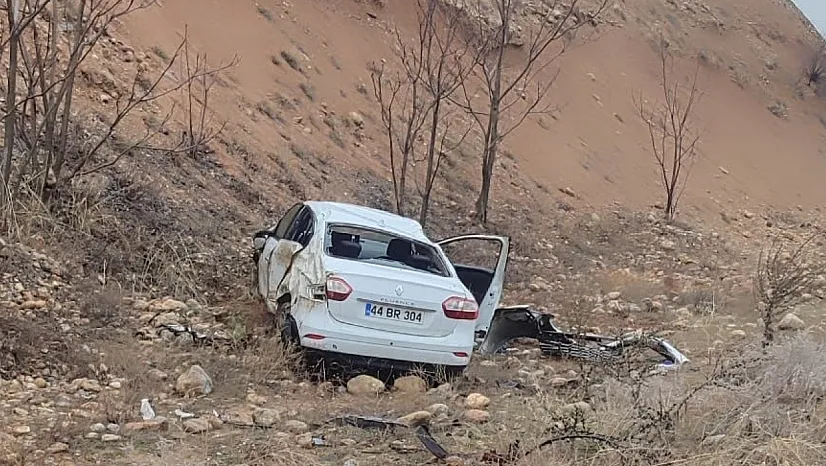 Doğanşehir'de Trafik Kazası: 1 Yaralı