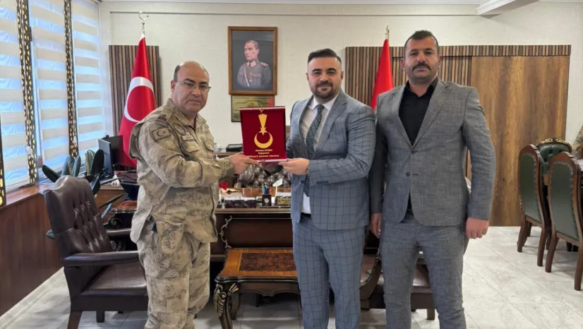 Elazığ İl Jandarma Komutanı Tuggeneral Alparslan Doğan'a Ziyaret
