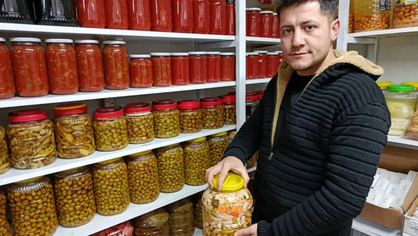 Evde üretiyor, konteynerde satıyor