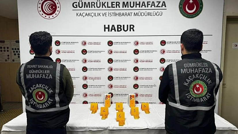 Habur'da Altın Kaçakçılığına Darbe: 41 Kilogram Altın Ele Geçirildi