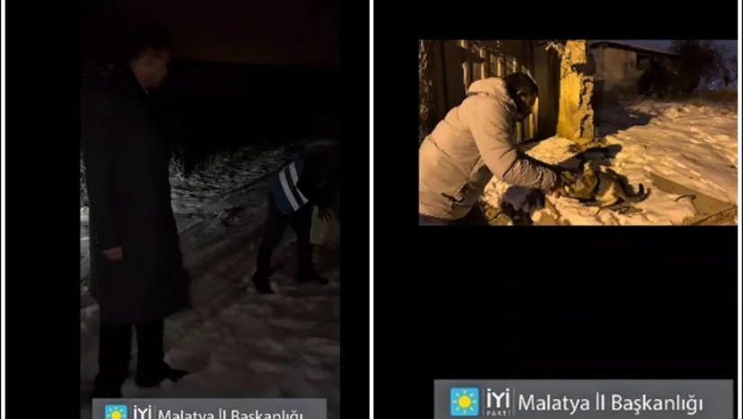 İYİ Parti Malatya İl Başkanlığı'ndan Can Dostlar İçin Örnek Davranış