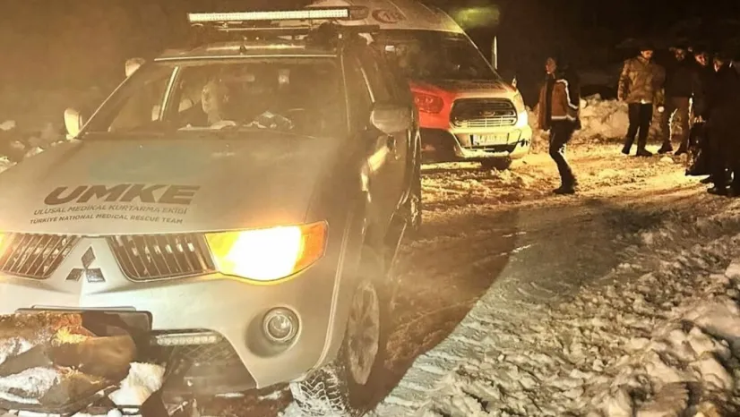 Kar ve Tipiyle Yarışan UMKE: Pütürge'de İki Hastaya Gece Yarısı Müdahalesi