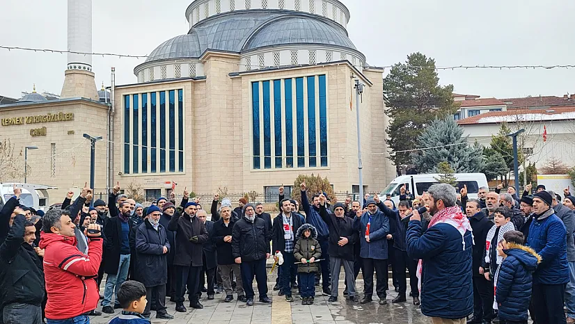 Malatya'da Gazze ve Filistin İçin Yürüyüş: 'Zulme Karşı Susmayacağız'