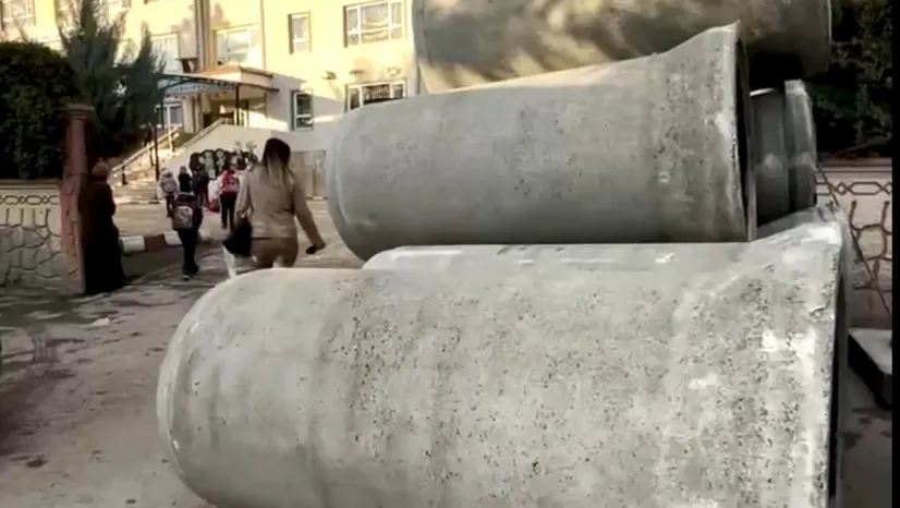 Malatya'da Okul Önünde Tehlike: Beton Künkler Öğrencileri Tehdit Ediyor