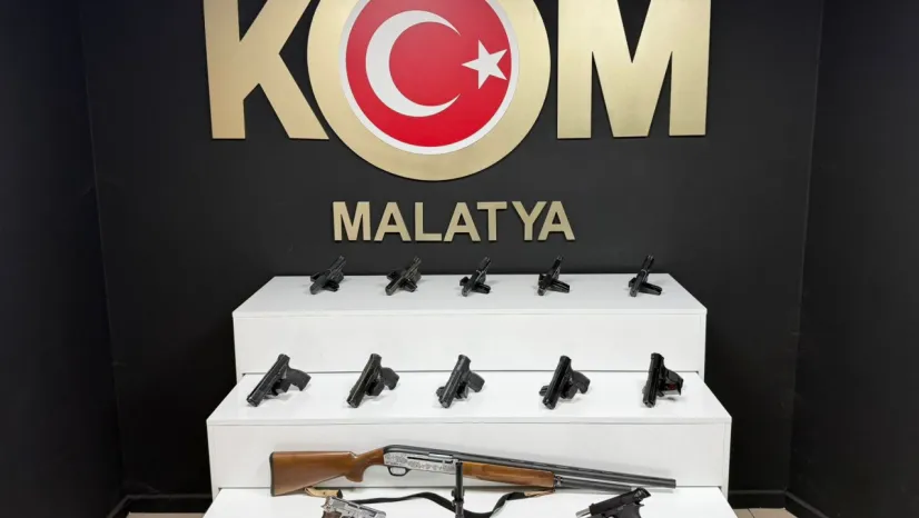 Malatya'da Silah Ticareti Operasyonu: 3 Gözaltı