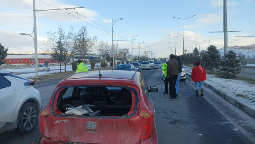 Malatya'da Trafik Kazası Ucuz Atlatıldı