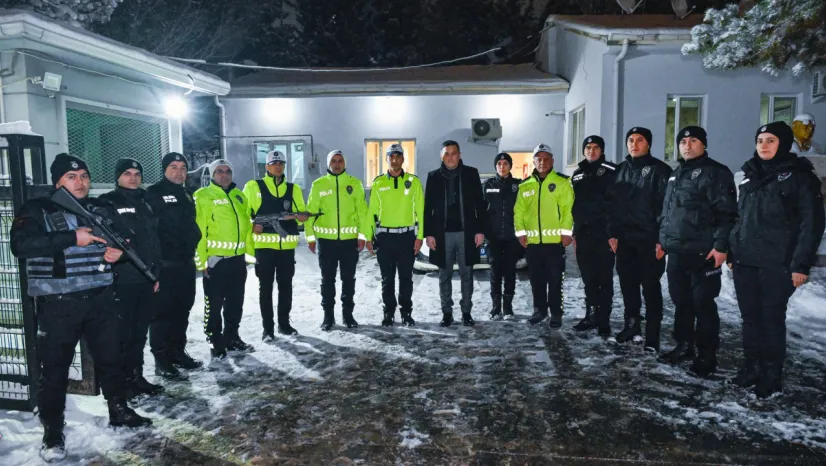 Malatya Emniyetinden Trafik Personeline Yeni Yıl Ziyareti