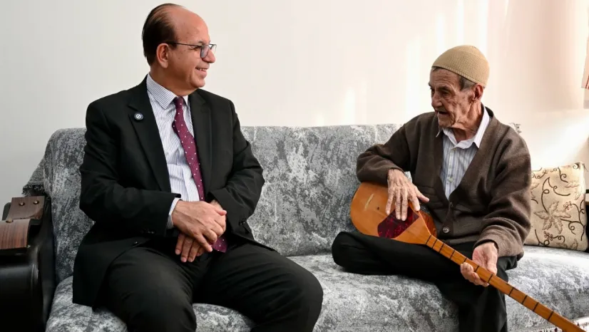 Malatya'nın Değerlerine Vefa: Başkan Geçit, Abuzer Aşkınses'in Evinde