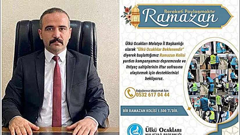 Malatya Ülkü Ocakları'ndan İhtiyaç Sahiplerine Ramazan Kolisi Desteği