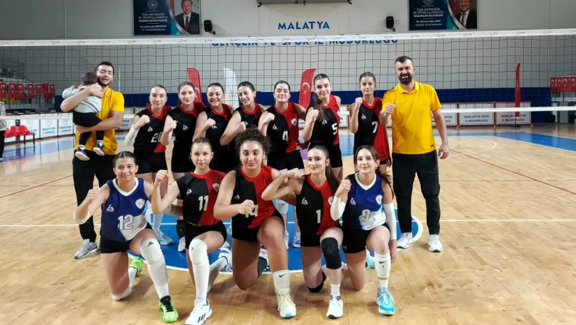 Malatya Voleybol Takımı, Şırnak Belediyespor'u 3-0 Mağlup Etti