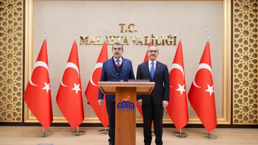 Milli Eğitim Bakanı Yusuf Tekin Malatya'da Temaslarına Başladı