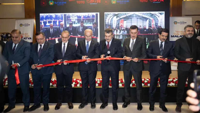 Milli Eğitim Bakanı Yusuf Tekin Malatya'da 6 Spor Tesisi ve 1 Eğitim Merkezini Hizmete Açtı