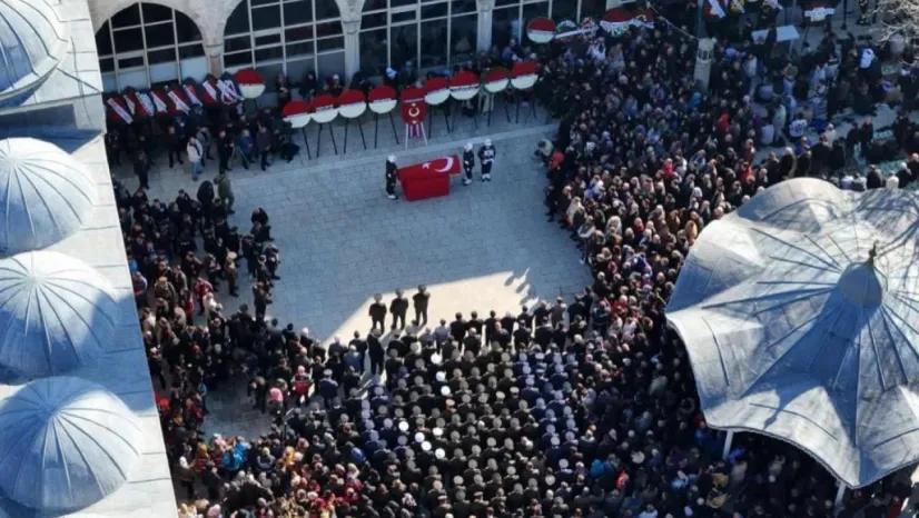 Şehit Astsubay Üstçavuş Berkay Karaca, Lüleburgaz'da Son Yolculuğuna Uğurlandı