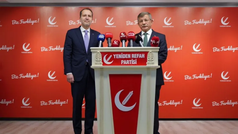 Yeni Anayasa tartışmalarına bir ret de Davutoğlu ve Erbakan'dan: 'Kişiye Özel ve Otoriter Anayasaya Hayır'