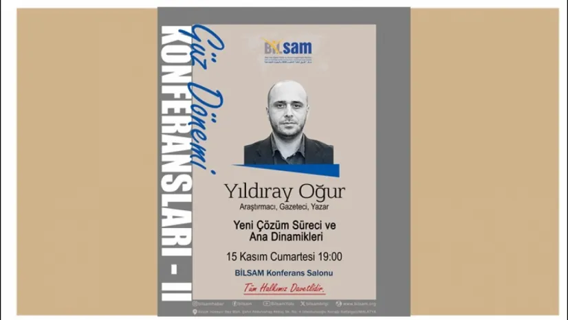 Yıldıray Oğur, 'Yeni Çözüm Süreci ve Ana Dinamikleri'ni Malatya'da Anlatacak