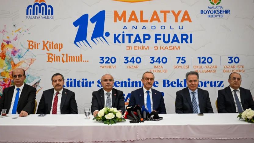 11. Malatya Anadolu Kitap Fuarı 31 Ekim'de Kapılarını Açıyor