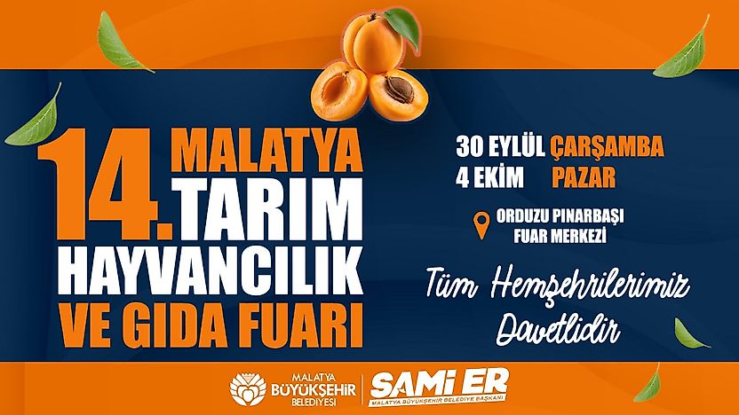 14. Malatya Tarım Fuarı İçin Geri Sayım Başladı