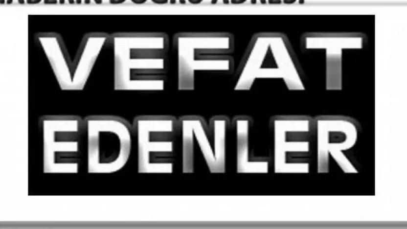 28 Kasım 2023 Malatya'da Bugün Vefat Edenler