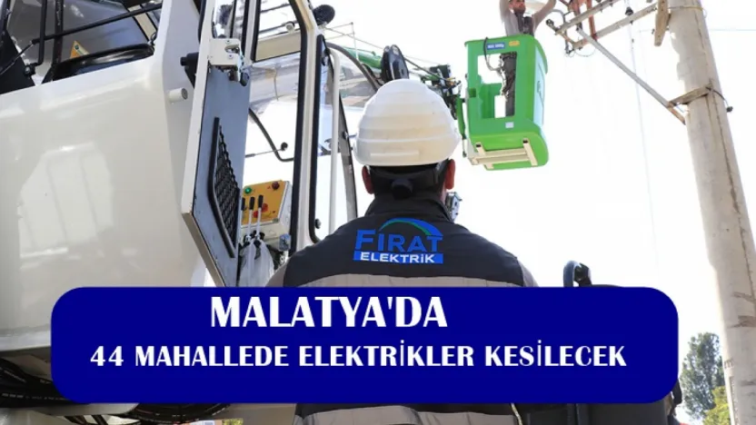 44 Mahallede Elektrikler Kesilecek