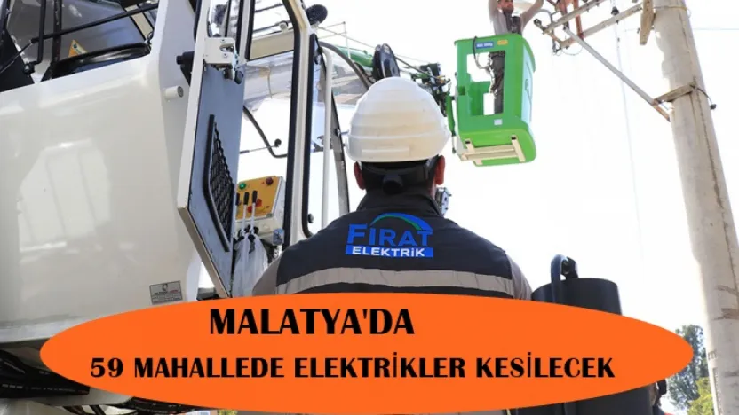 59 Mahallede Elektrikler Kesilecek