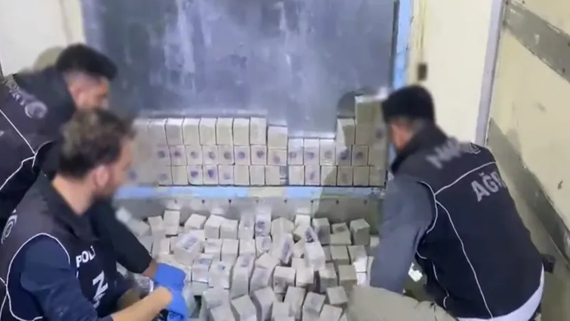 Ağrı'da 69 kilogram eroin ele geçirildi