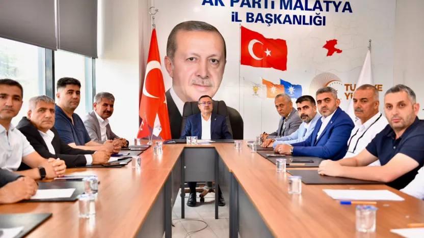 AK Parti Malatya İl Başkanı Bakan, Sendika Temsilcileriyle Bir Araya Geldi