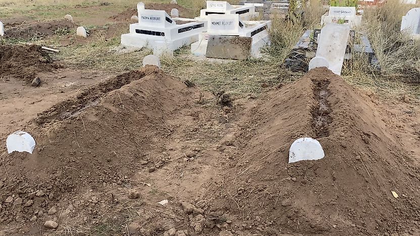 Anne ve Oğlu Yan Yana Toprağa Verildi: Aile İki Acıyı Birden Yaşadı