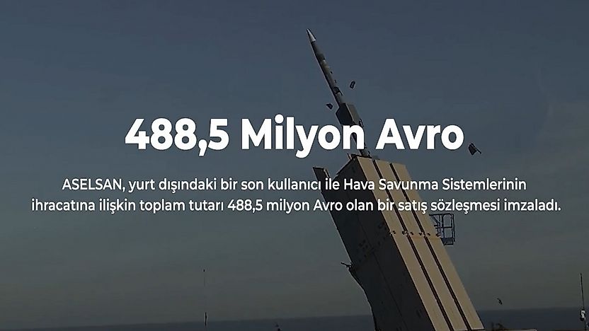 ASELSAN Hava Savunma Sistemleri İçin 488,5 Milyon Euroluk Sözleşme İmzaladı