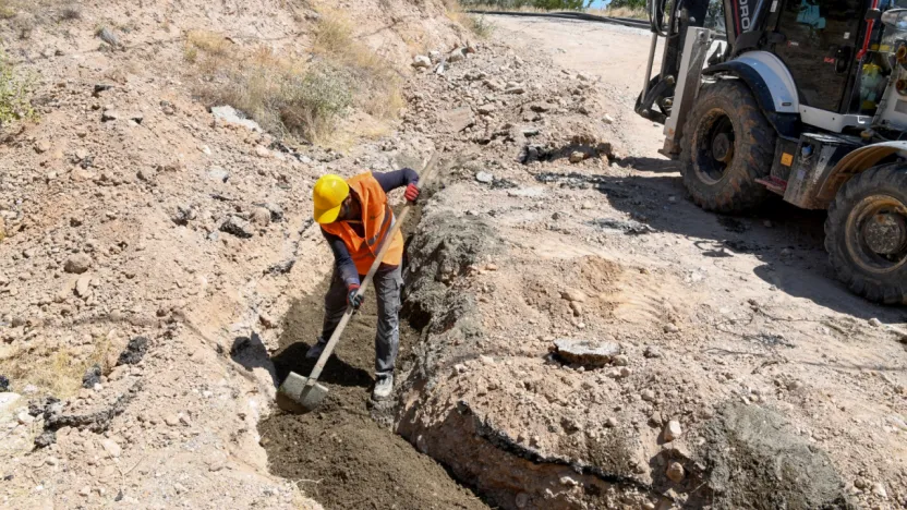 Ayvalı'ya 11 Bin 950 Metre İçme Suyu Hattı