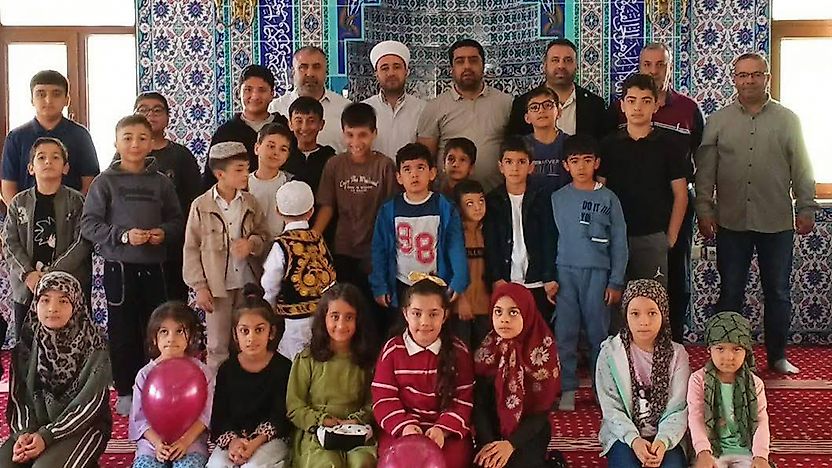 Battalgazi'de çocuklar camide buluştu