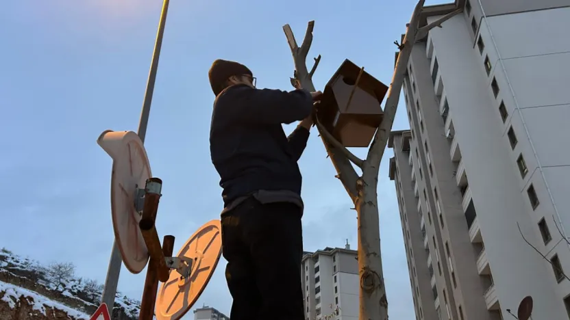 Battalgazi'de Esnaftan Kuşlar İçin yuva