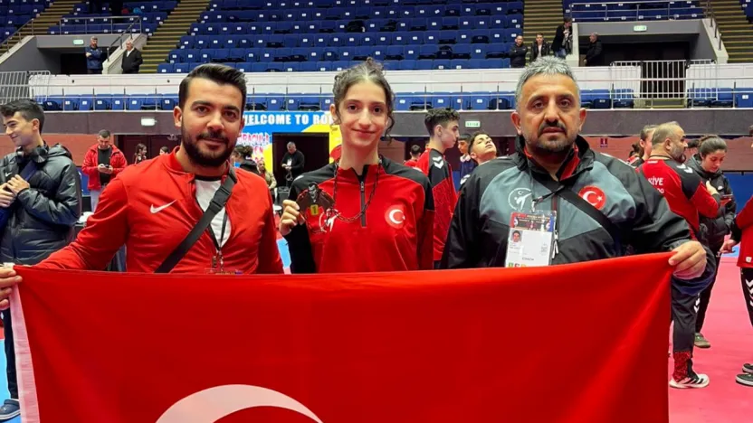 Battalgazi'nin Gururu Eda Öğüt'ten Altın Madalya
