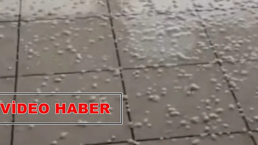 Bodrum'da Sağanak ve yoğun dolu Yağışı Hayatı Olumsuz Etkiledi