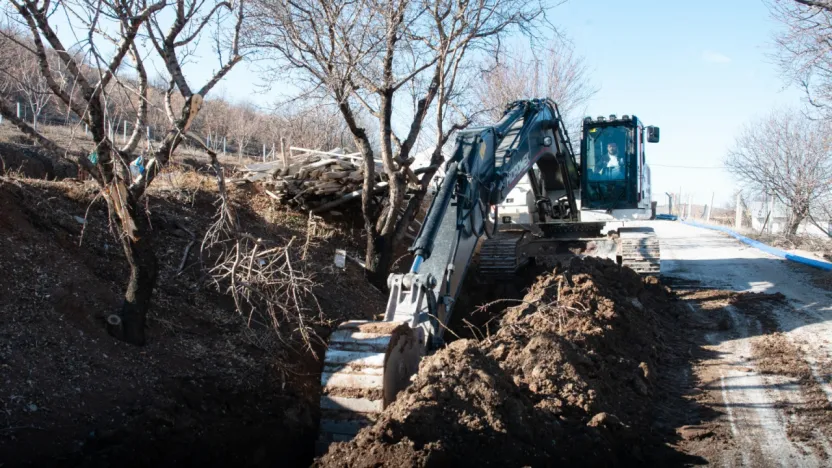 Bulutlu ve Hisartepe'ye 12.300 Metre İçme Suyu Hattıı