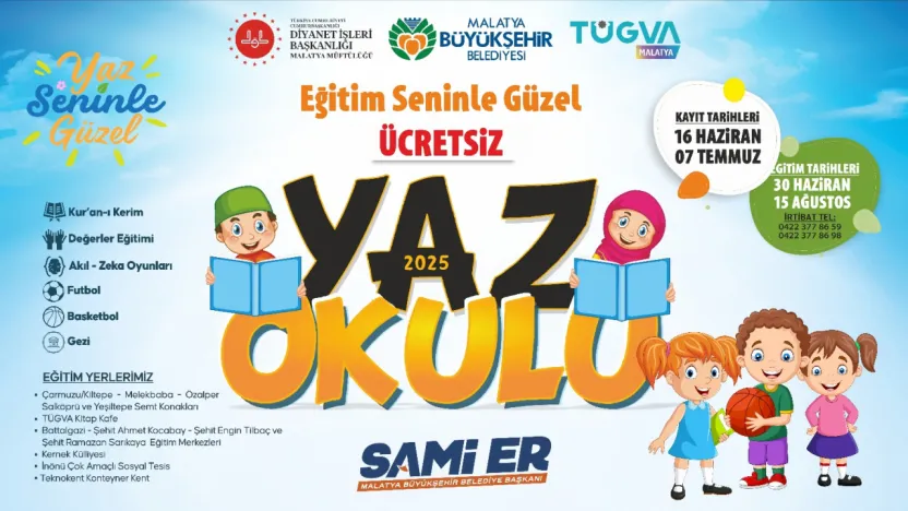Büyükşehir Belediyesi Ücretsiz Yaz Okullarına Kayıtlar Başladı