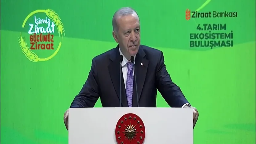 Cumhurbaşkanı Erdoğan'dan yeni 'tarım kredisi' desteği