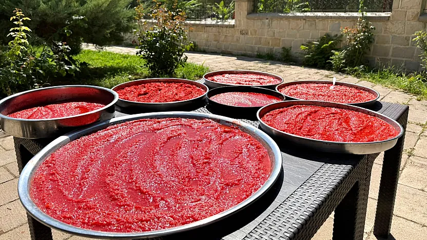 Darende'de Yazın Bereketi Kış Sofralarına Taşınıyor