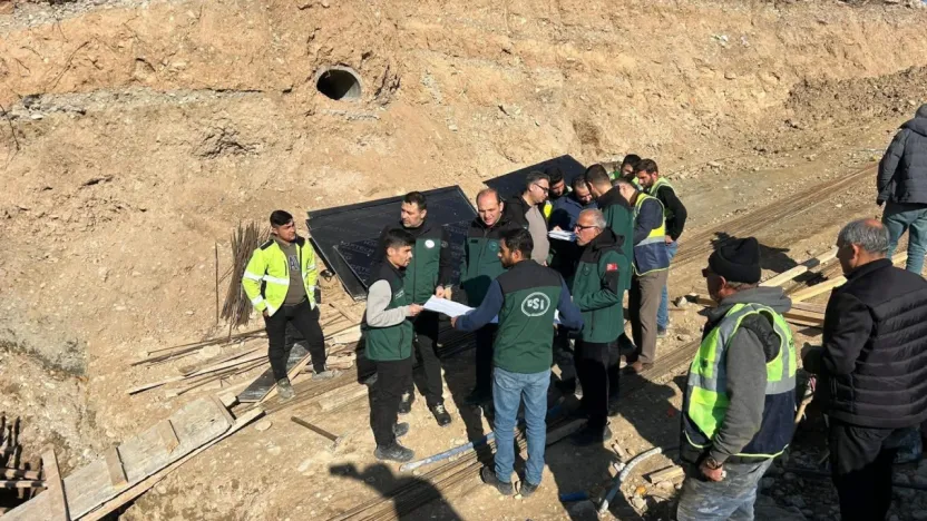 Devlet Su İşleri Bölge Müdürlüğü Malatya'daki Projeleri Sahada İnceledi