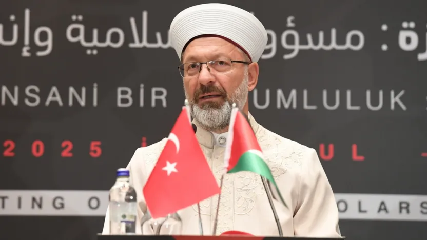 Diyanet İşleri Başkanı Erbaş: Gazze müminler için iman ve izzet meselesidir