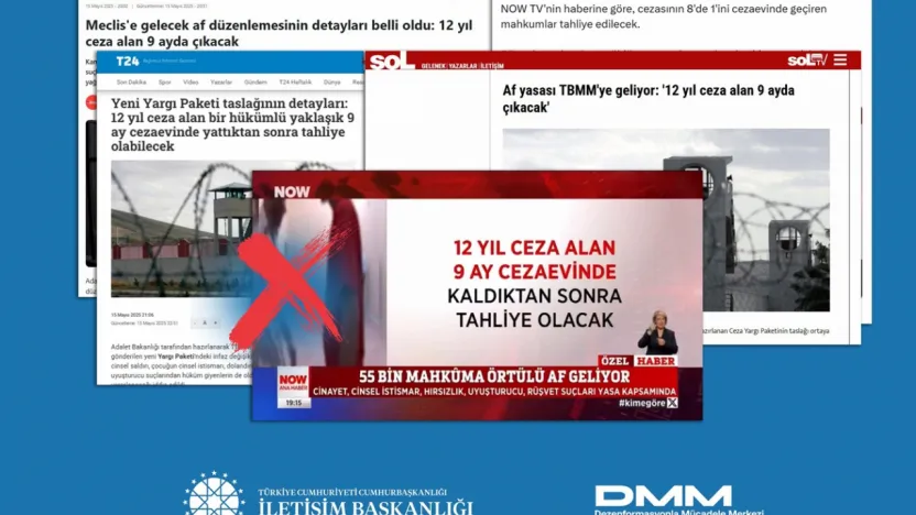DMM, '12 yıl ceza alan biri 9 ay hapis yatıp çıkacak' iddiası doğru değil