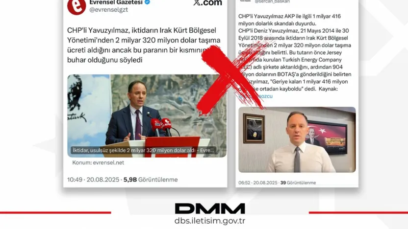 DMM'den Irak-Türkiye Ham Petrol Boru Hattı hakkındaki iddialara açıklama