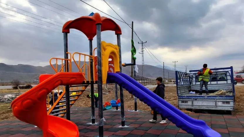 Doğanşehir Belediyesi'nden Çocuklara Yeni Sosyal Alan