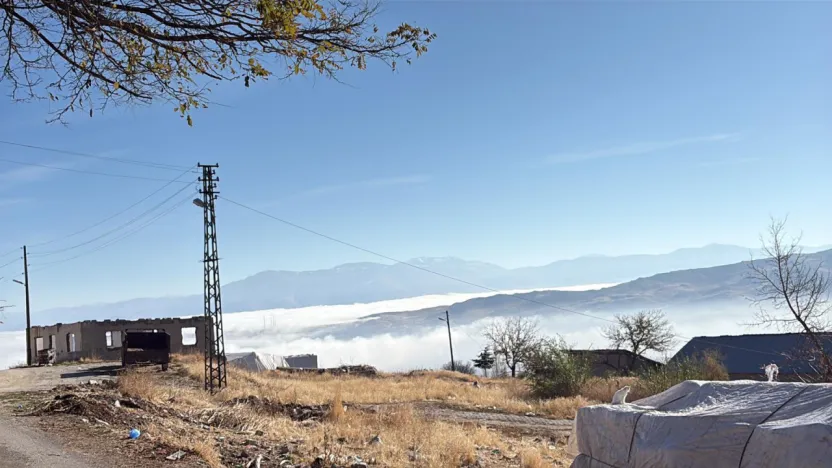 Doğanşehir ve Darende'de 'Bulut Denizi' Manzarası Mest Etti