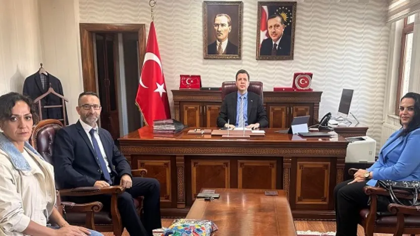 Gazeteciler Basın Birliği'nden Palandöken Kaymakamı'na Hayırlı Olsun Ziyareti