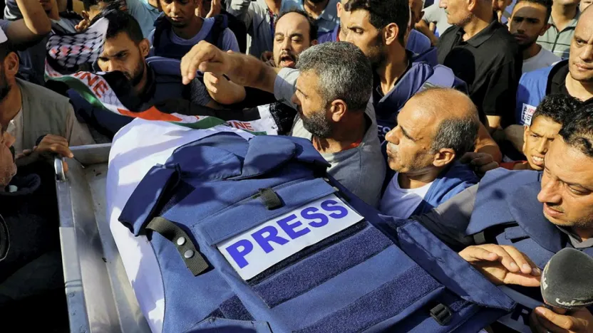 Gazze'de katledilen gazeteci sayısı 247'ye yükseldi
