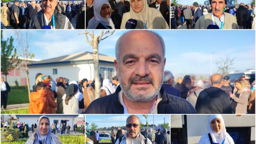 Hacı adayları: Yıllardır özlemini çektiğimiz kutsal topraklara gitmenin heyecanını yaşıyoruz